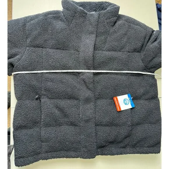 COLUMBIA Women's Ruby Falls™ Novelty Jacket BLACK SHERPA NWT SIZE XL - Picture 11 of 12